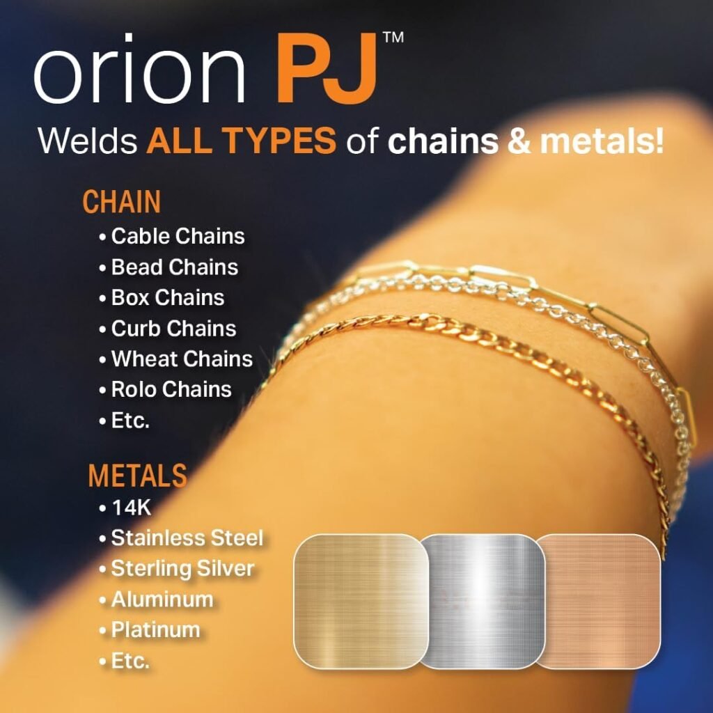 NEW Orion PJ Permanent Jewelry Welder by Sunstone Welders, Pulse Arc Permanent Jewelry Welder with Touch Screen Interface (Orion PJ with Basic ADL)