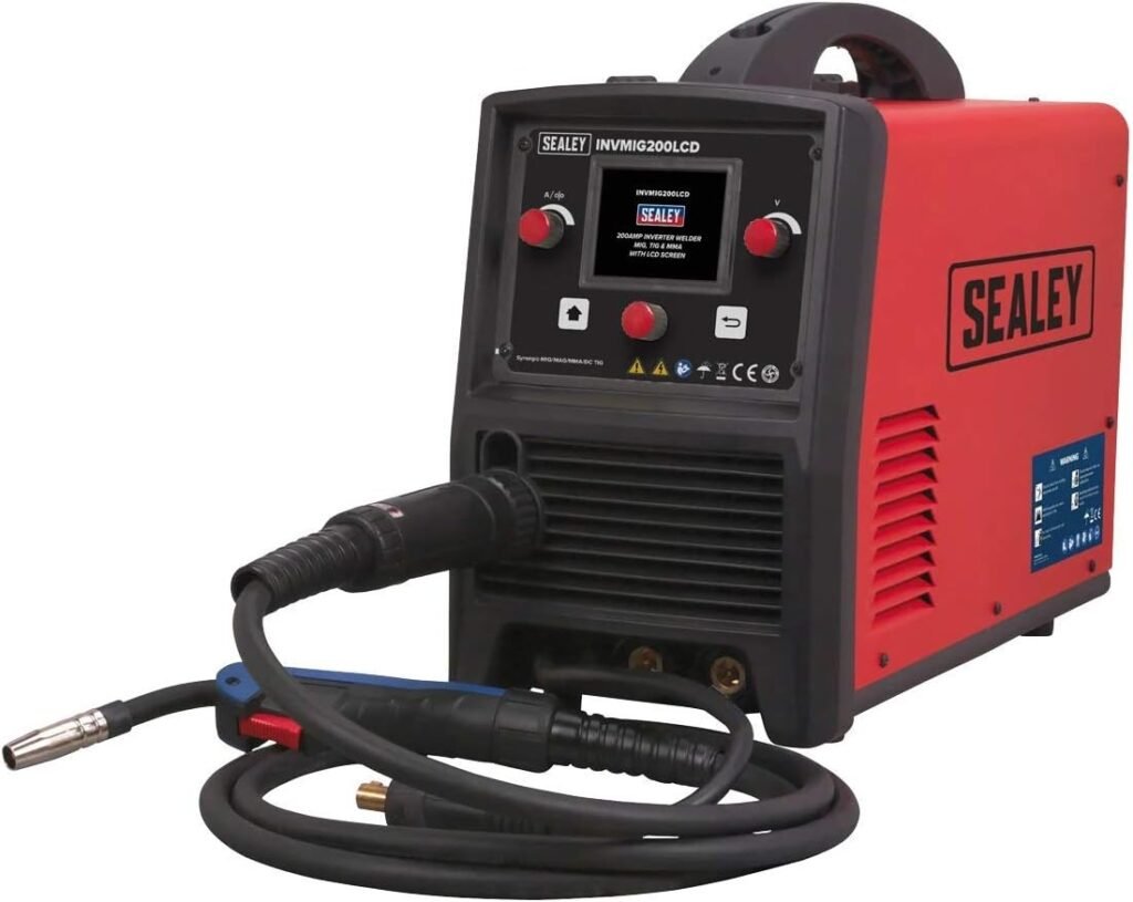 Sealey Invmig200Lcd Inverter Welder Mig Tig  MMA 200Amp with LCD Screen