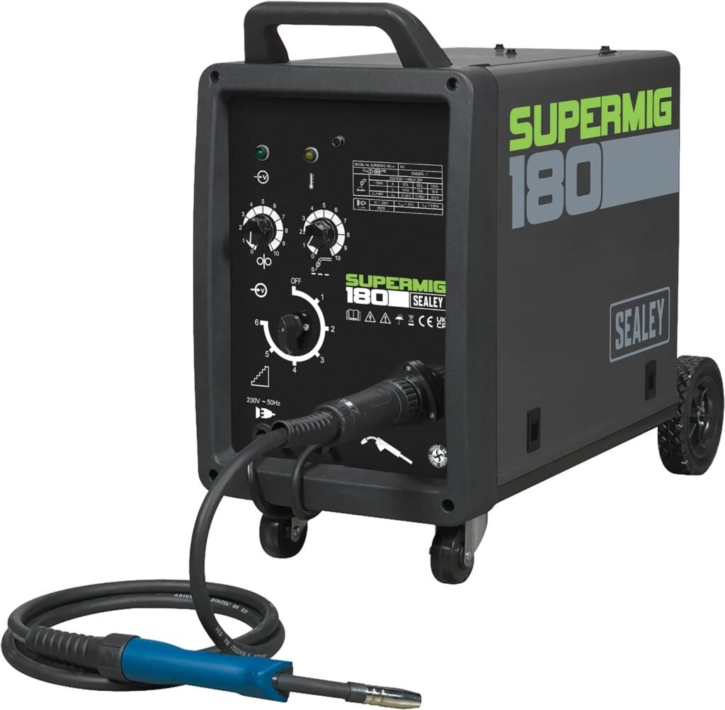 Sealey Supermig180 Professional Mig Welder 180Amp 230V with Binzel Euro Torch