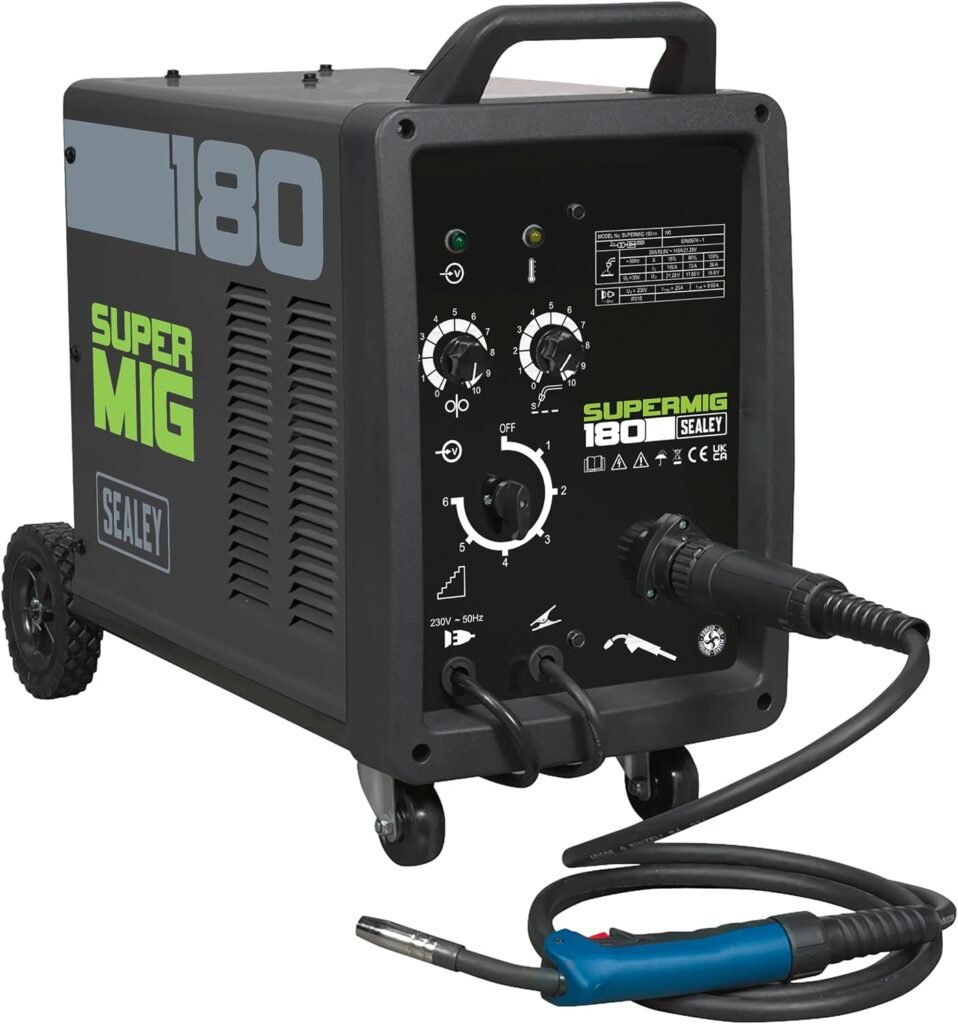 Sealey Supermig180 Professional Mig Welder 180Amp 230V with Binzel Euro Torch