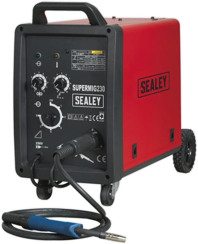 Sealey Supermig230 Professional Mig Welder 230Amp 230V with Binzel Euro Torch