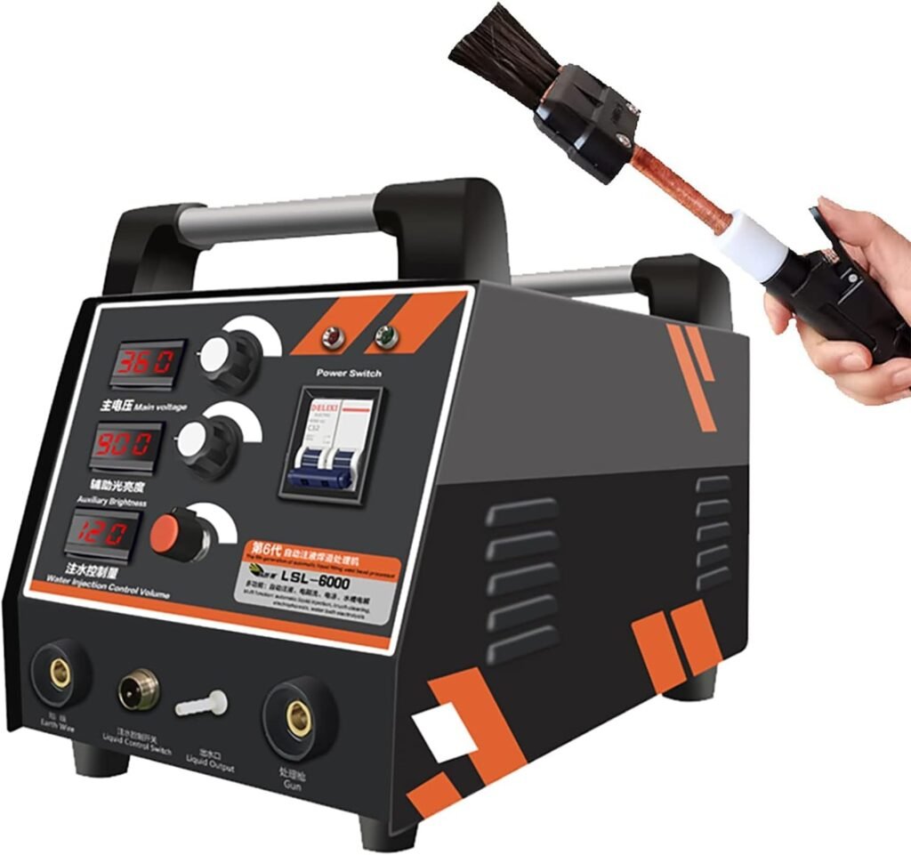 3600W Stainless Steel Weld Cleaning Machine And Automatic Bead Processor - Ideal For Argon Arc Welding, Spot Tig Mig Welder With Electrolytic Polishing Mach And Liquid Injection