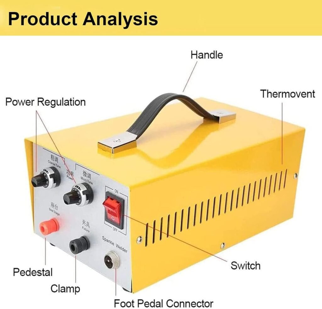 BatanE Jewelry Spot Welding Machine, Pulse Arc Welder Permanent Jewelry - Laser Welder, Pulse Spot Welder for DIY and Hardware Workpiece