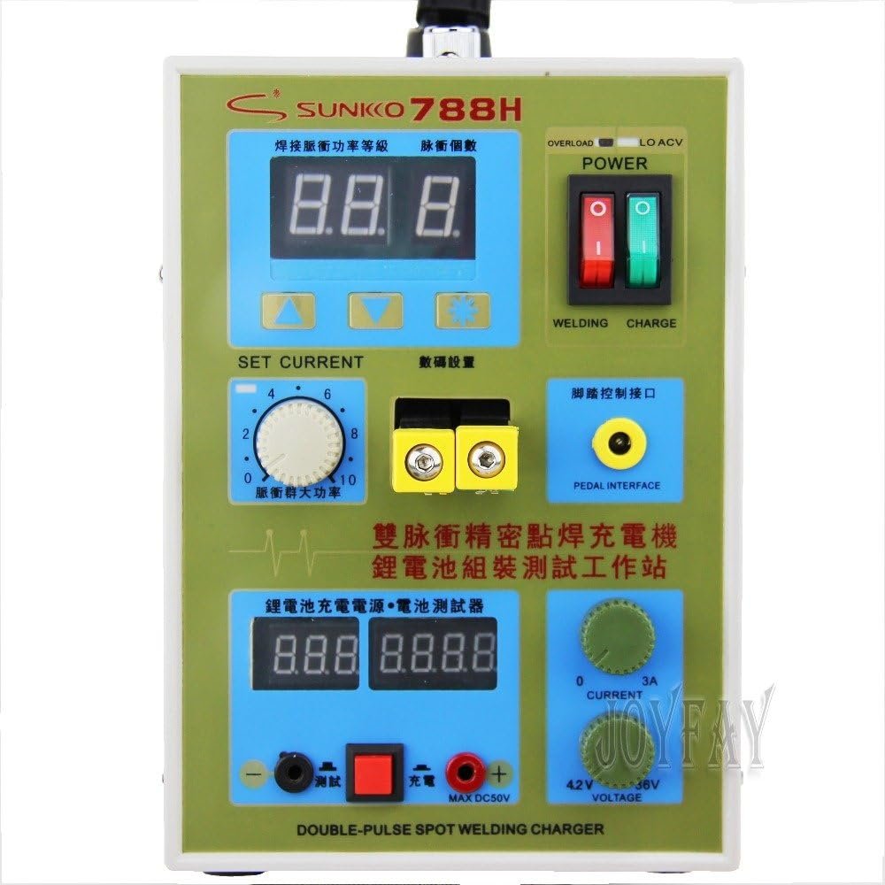 Hanchen Battery Spot Welder 2.8KW Dual Pulse Welding Machine Battery Charger Charging Test 3 in 1 for 18650 Lithium Battery CE