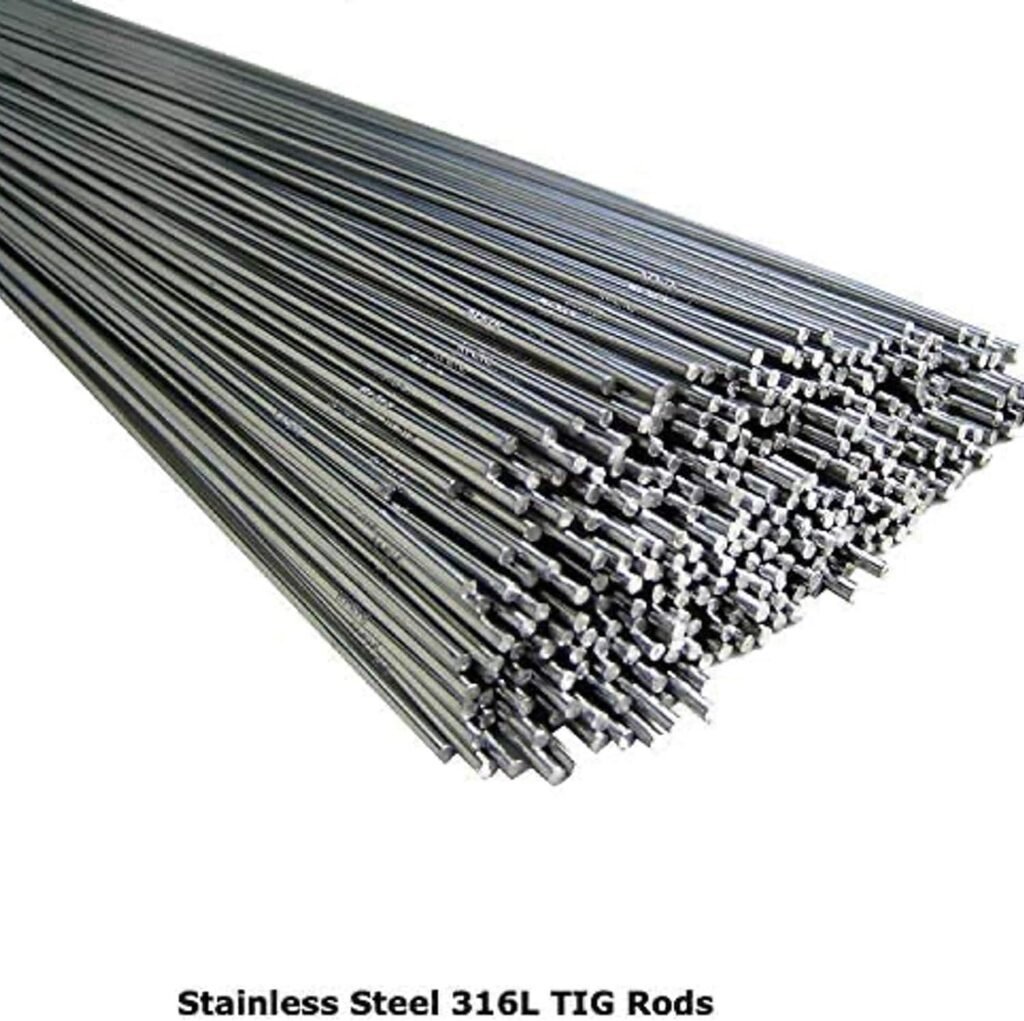 316L Stainless Steel TIG Welding Rods Filler Electrodes 1.0mm 1.2mm 1.6mm 2.0mm 2.4mm 3.2mm by BMF DIRECT® (50, 1.6mm)