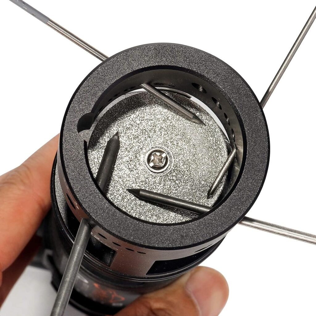 3mirrors Aluminum Tungsten Electrode Sharpener Grinder Head TIG Welding Tool 24 Guides, 24 Multi-Angle  Offsets, Full-Featured Tool w/Dust Housing, Healthy Version