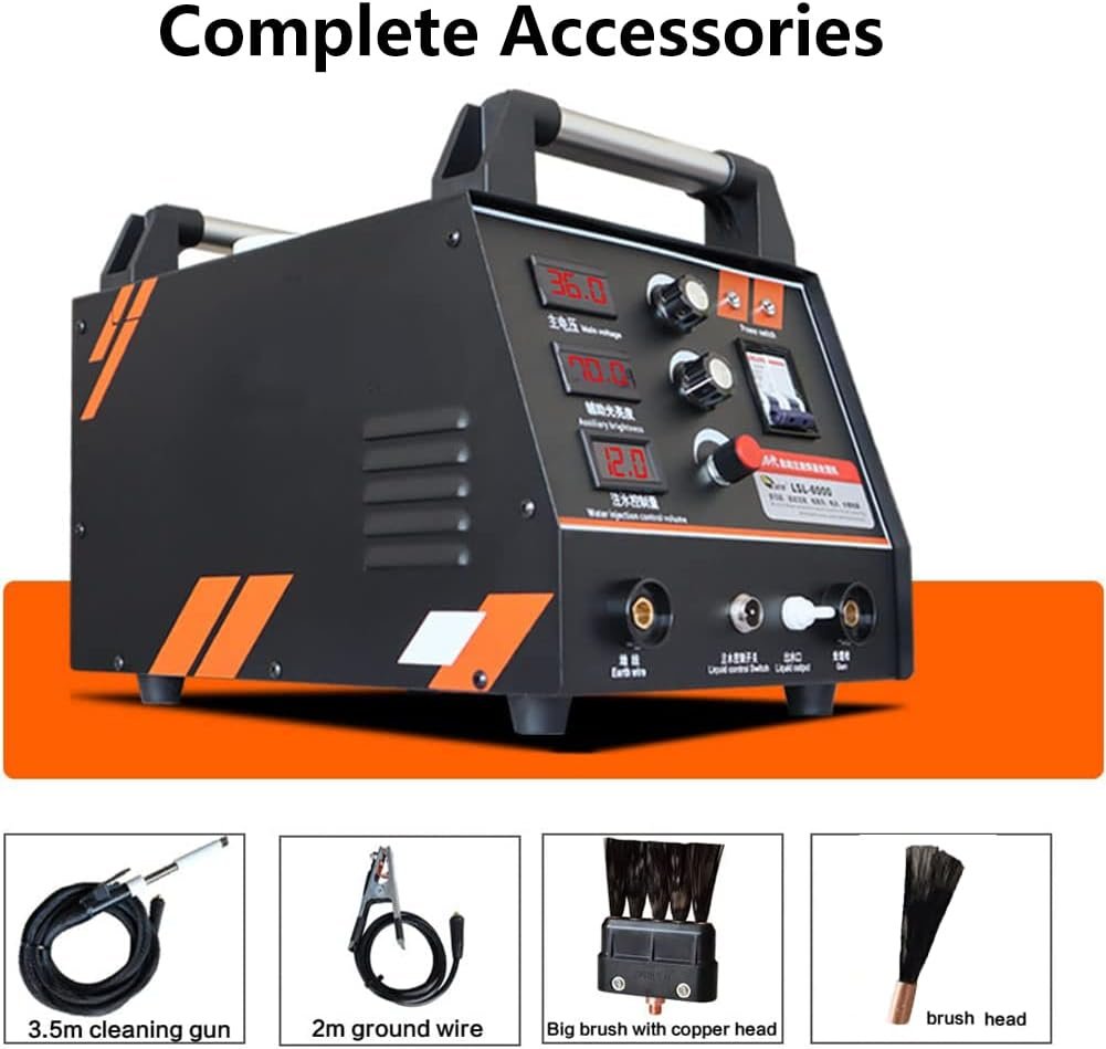 FAXIOAWA Weld Cleaning Machine 3600W Stainless Steel weld Argon Arc Welding Spot tig mig welder with Automatic liquid injection Weld Bead Processor Electrolytic Polishing Mach