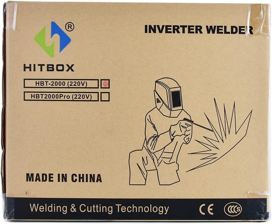 HITBOX 200Amp Multi-Process Precision Cold TIG Welding Machine Pulse TIG HF TIG Spot TIG ARC Stick Welder with A Verity of Accessirioes