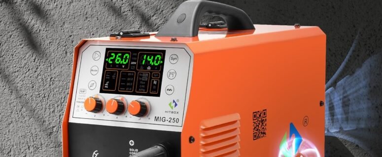 HITBOX 5-in-1 MIG Welder Gas 250A 230V LCD Digital MIG Welding Machine Review
