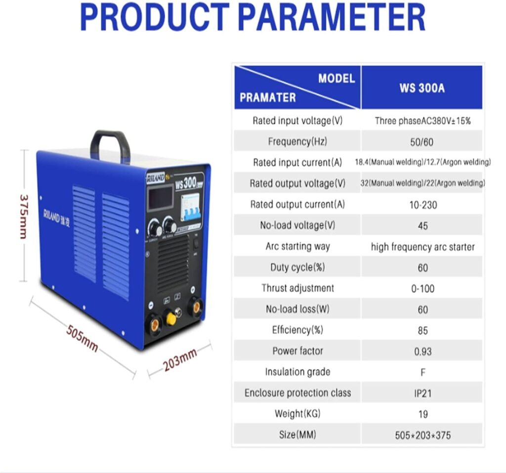 Welding Machine WS300A 2In1 ARC/TIG IGBT Inverter Arc Electric Welding Machine MMA Welders For Welding Working Electric Working Powerful And Efficient