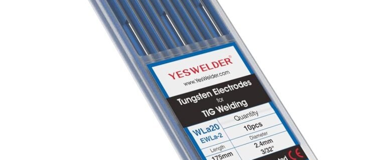 YESWELDER TIG Welding Tungsten Electrode 2% Lanthanated 2.4mm x 175mm (Blue, WL20/EWLa-2) 10-pk Review
