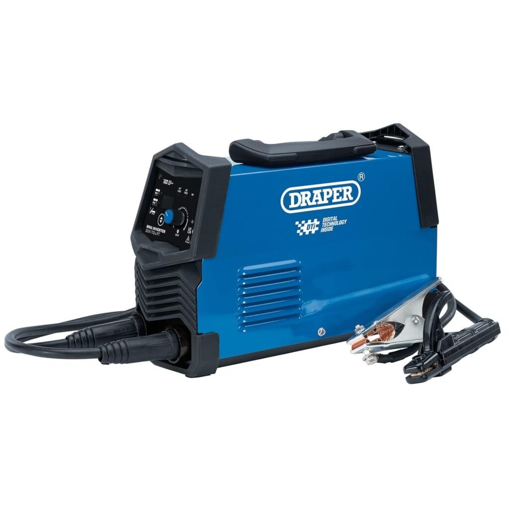 Draper 70011 MMA Inverter Welder with TIG-Lift, 200A Blue and Black One Size