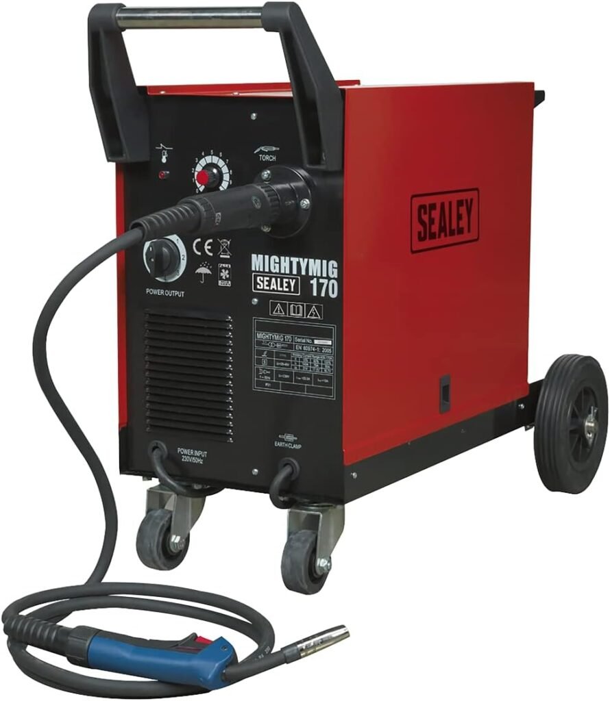 Sealey Mightymig170 Professional Gas/No-Gas Mig Welder 170Amp with Euro Torch