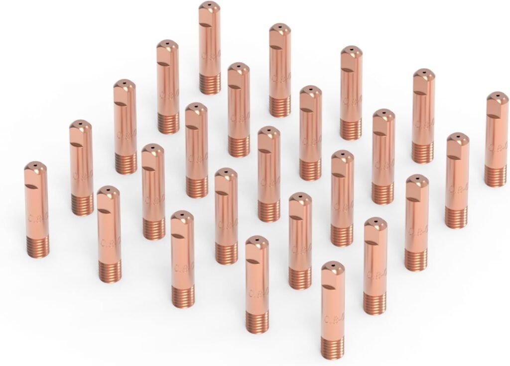 YESWELDER 25-pk MIG Welding Contact Tip 11-30 (0.030) for Lincoln Tweco MIG Guns 100L Mini