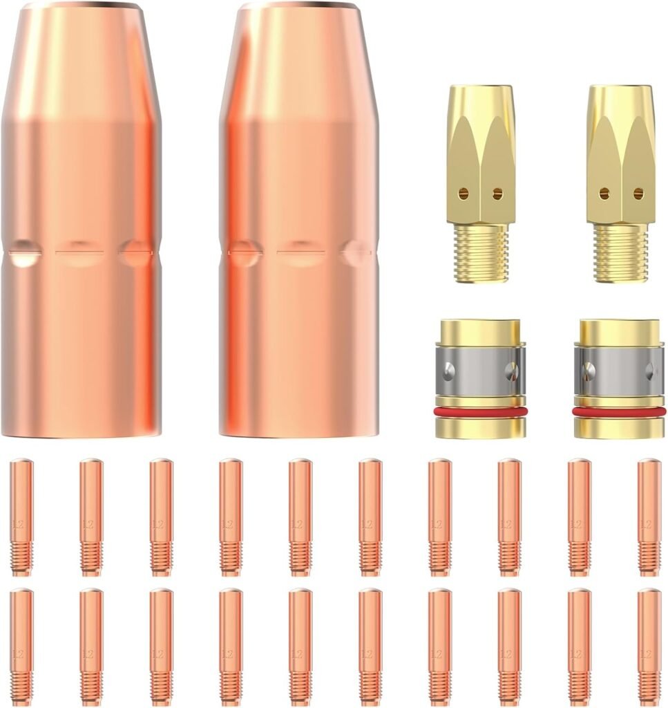 YESWELDER MIG Welding Gun Accessory Kit .035 Tip-Nozzle-Diffuser for Miller Millermatic M-25/M-40 Hobart Torch