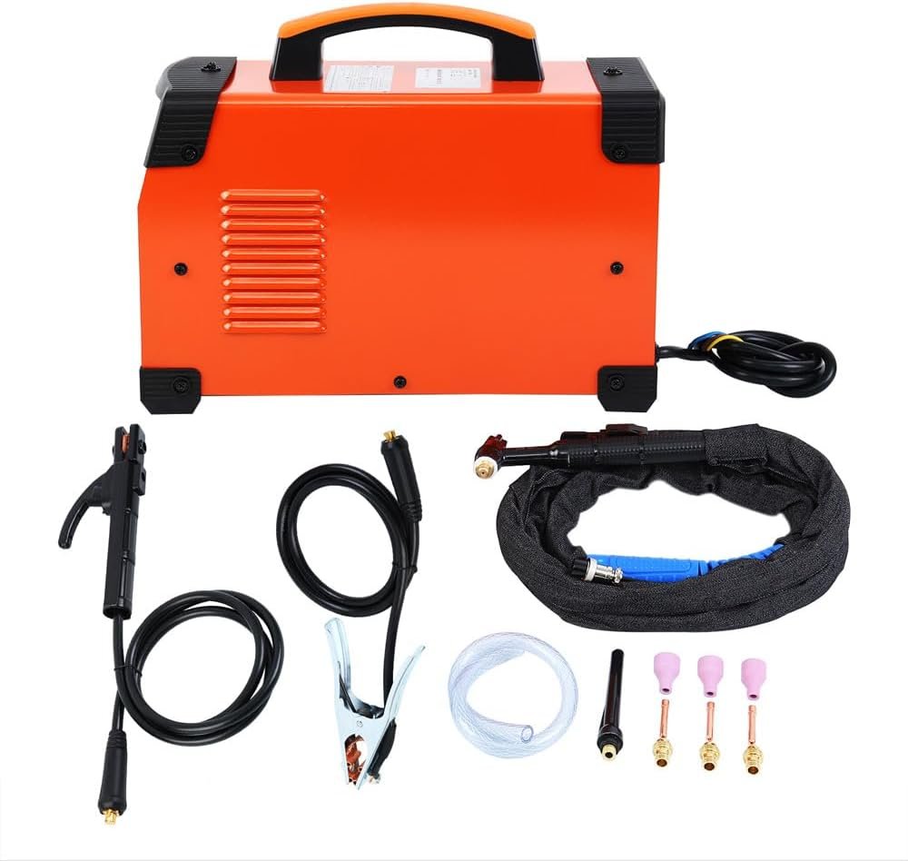 200 Amp TIG AC DC Aluminum TIG Welder Digital Inverter TIG Welder with AC DC Pulse/Square Wave/DC TIG Welder, TIG and Al Weld, 3 Year UK Warranty, 5 Working Days Delivery