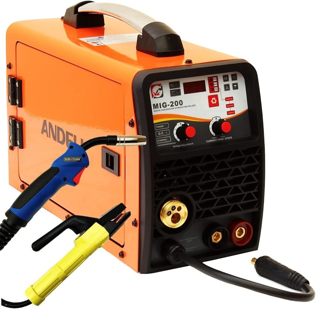 200AMP MIG/MAG/Flux/Lift TIG/MMA 5 in 1 IGBT DIGI DC Inverter Welder Gas/GASLESS Welding Machine