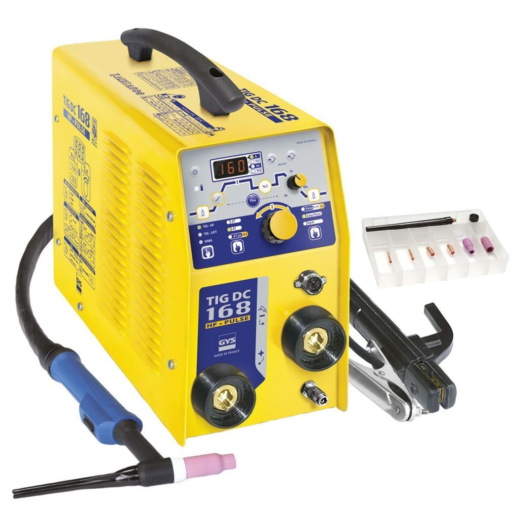 GYS TIG 168 DC HF 168A TIG Welder - Yellow