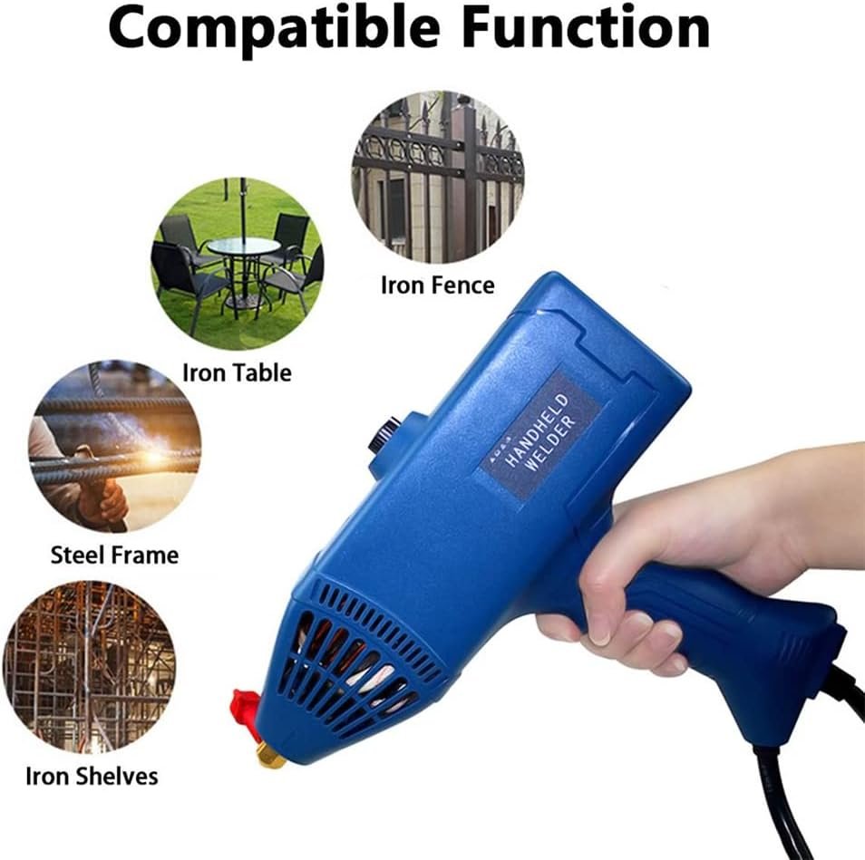 Handheld ARC Welding Machine, 3000W Digital Current Adjustable, 2-14mm Welding Thickness, Portable Electric Welding Machine for Welding Carbon Steel,Aluminum,Stainless Steel