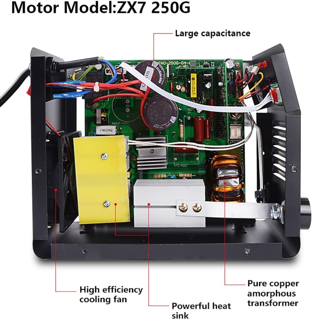 HYQNG Portable Arc Welder Electric ARC-300 Welding Machine Semiautomatic Welding Reverse Welder for Welding Electrical Work