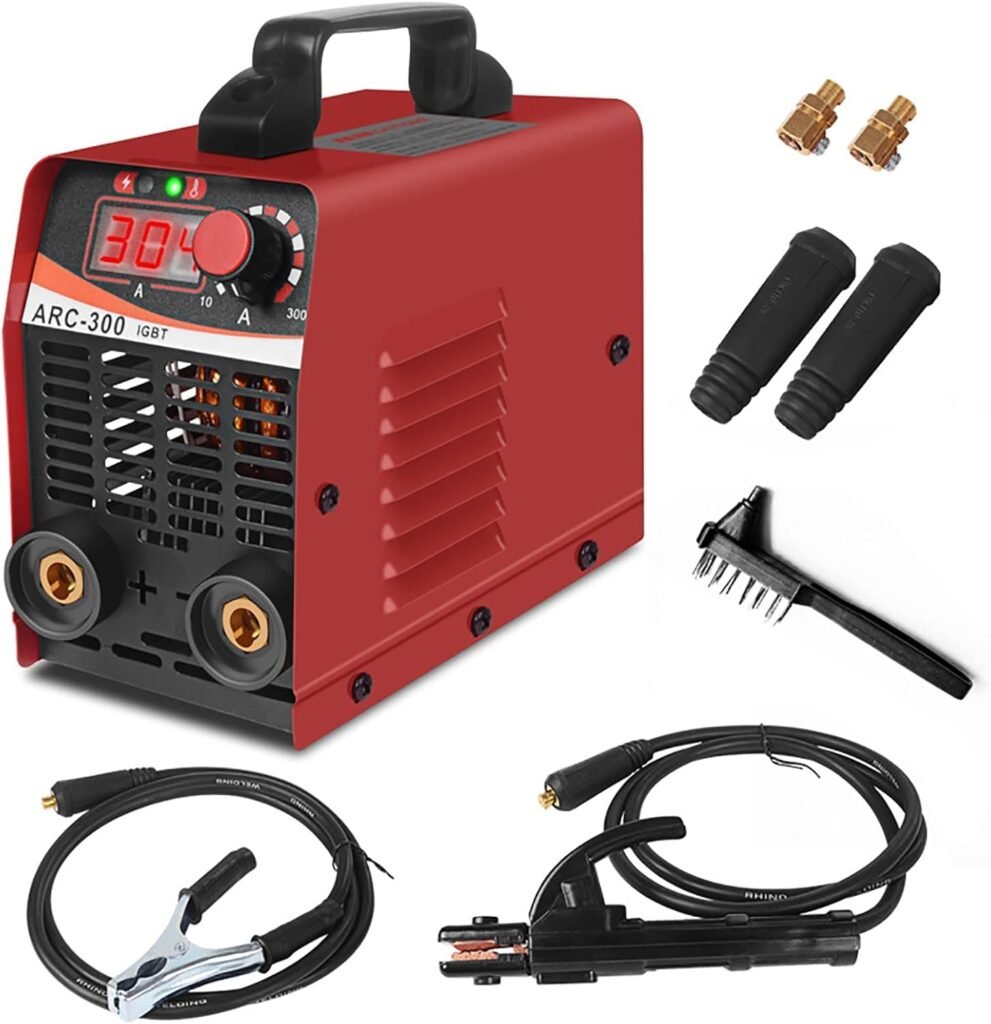 HYQNG Portable Arc Welder Electric ARC-300 Welding Machine Semiautomatic Welding Reverse Welder for Welding Electrical Work