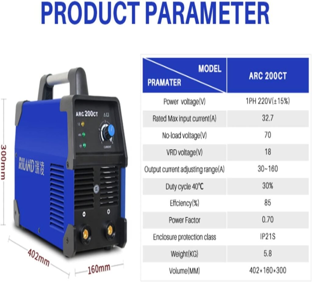 NOALED Welding Machine ARC Welder Welding Inverter220V IGBT MMA Welding Machine Single Phase ARC Welder For Home Usage Powerful And Efficient