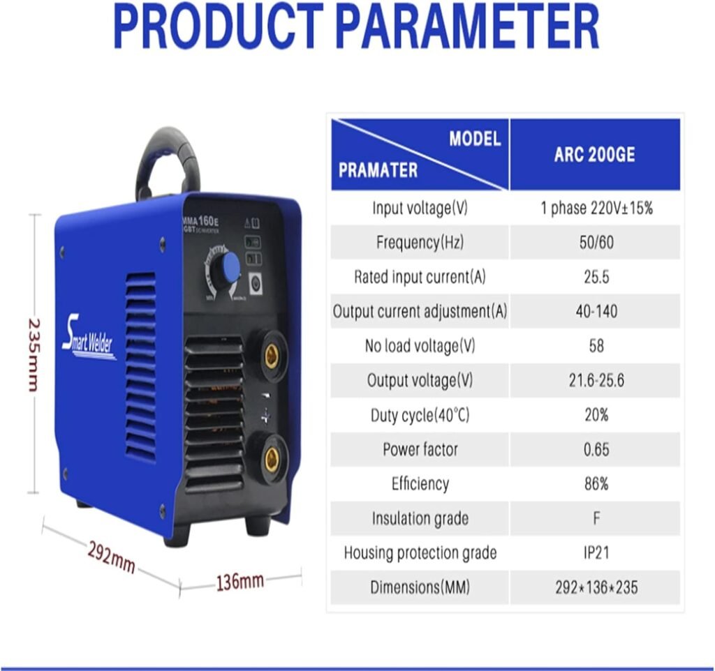 Smart Welder MMA160E Mini Small Portable Household IGBT ARC Mini Welding Machine