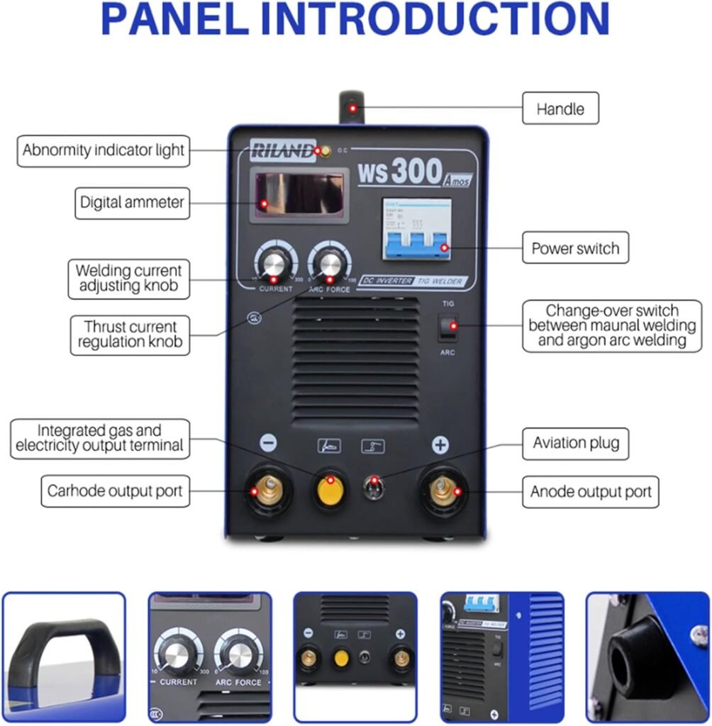 WS300A 2In1 ARC/TIG IGBT Inverter Arc Electric Welding Machine MMA Welders for Welding Working Electric Working