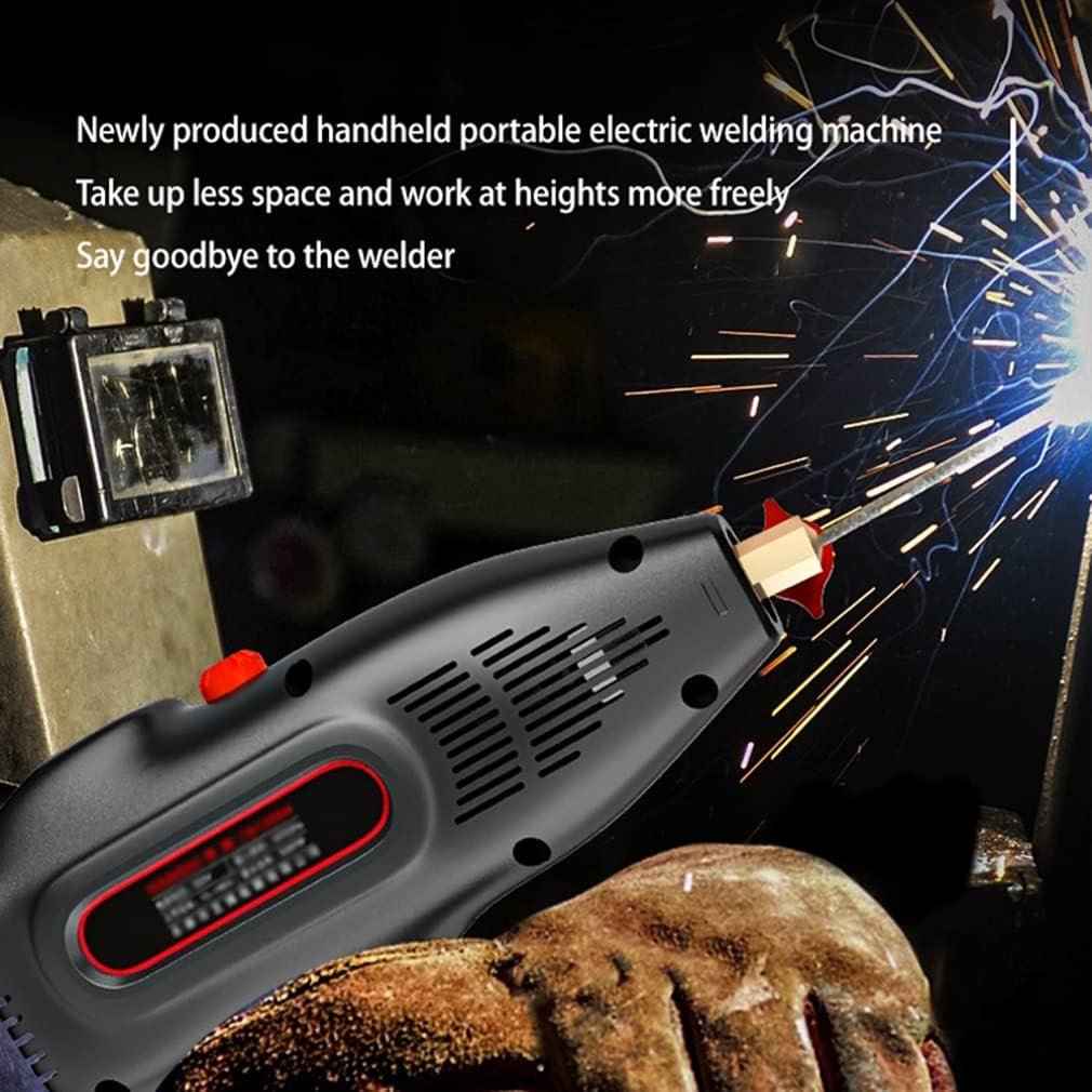 YHUEGH Handheld Smart Welder, Portable Arc Welding Machine Equipment, 220V Digital Display 150 Amp Adjustable Current Fit for 1/8-5/32 Welding Arc Welder Wire rod with Welding Tool Set