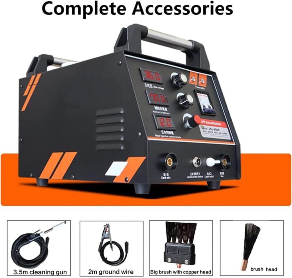 ZHIXUMM Weld Bead Processor, Weld Cleaning Machine 3600w,Weld Argon Arc Welding Spot Tig Mig Welder With Automatic Liquid Injection Weld Bead Processor Electrolytic Polishing Mach