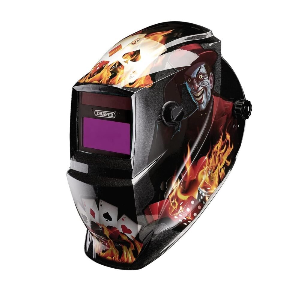 Draper 02515 Auto-Darkening Welding Helmet, Playing Cards