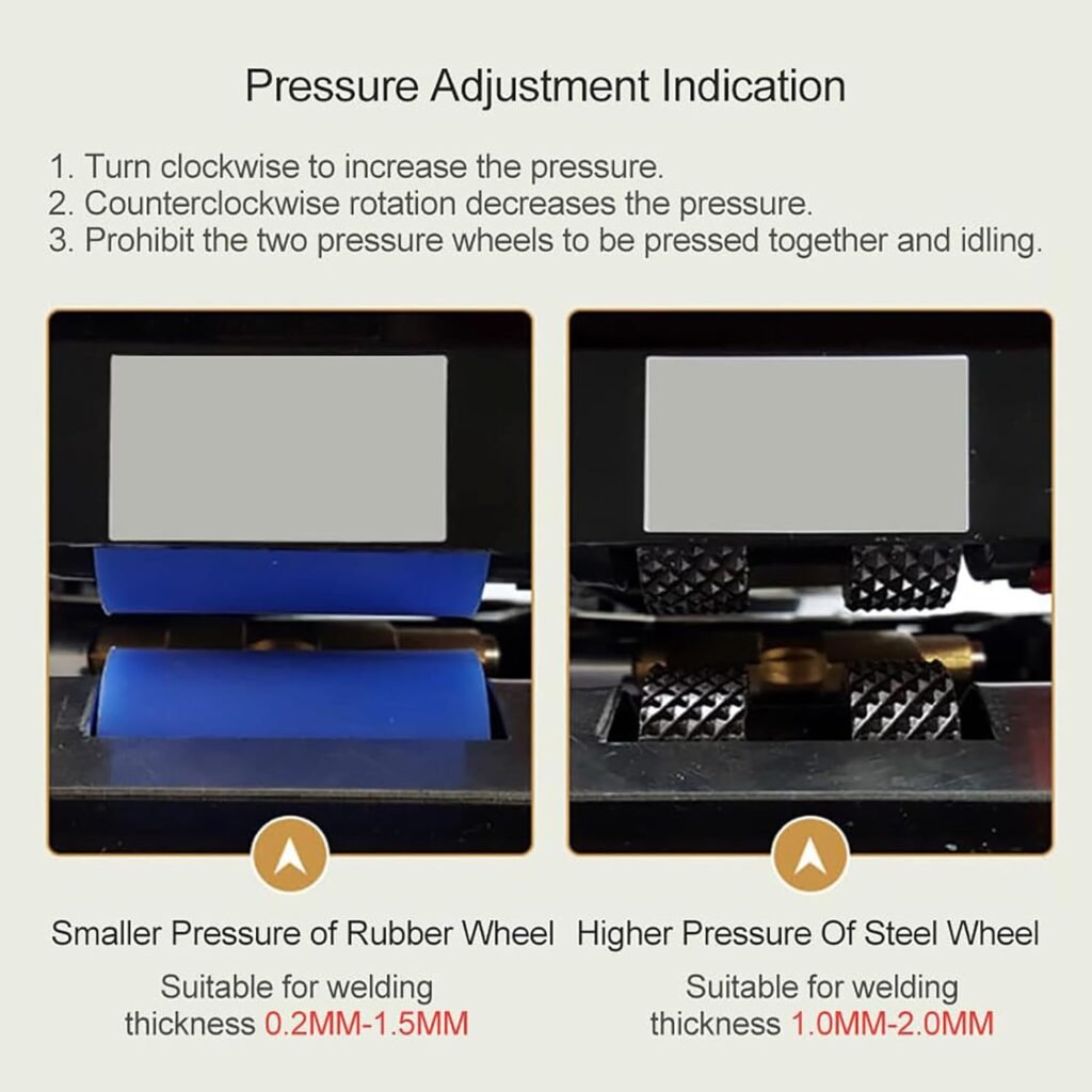 Geomembrane Welding Machine, PVC Film Sealing Machine(0.2-1.5mm), Steel Wheels + Rubber Wheels, Welding Width：12.5mm, Temperature: 0~450℃