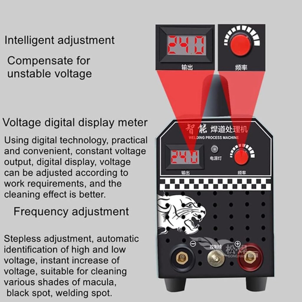 LZDOYY 1000W Stainless Steel Weld Cleaning Machine, Argon Arc Welding, Tig Mig Welder, Weld Bead Processor, Industrial Weld Cleaner