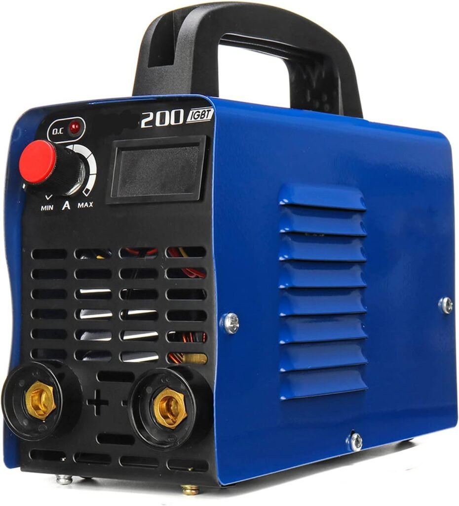 QPWZ Mini Portable Electric Welding Machine, 200A 220V Outdoor Construction Welding Machine Suitable for Construction And Welding Various Iron Parts in Various Places