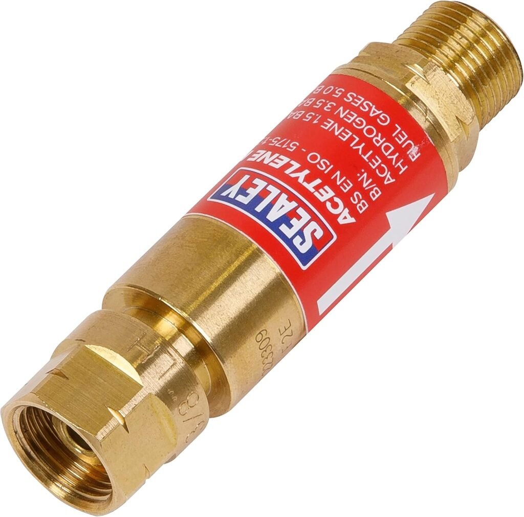 Sealey Acetylene Flash Back Arrestor, in-line, 3/8BSP Male/Female - SGA4/FBA