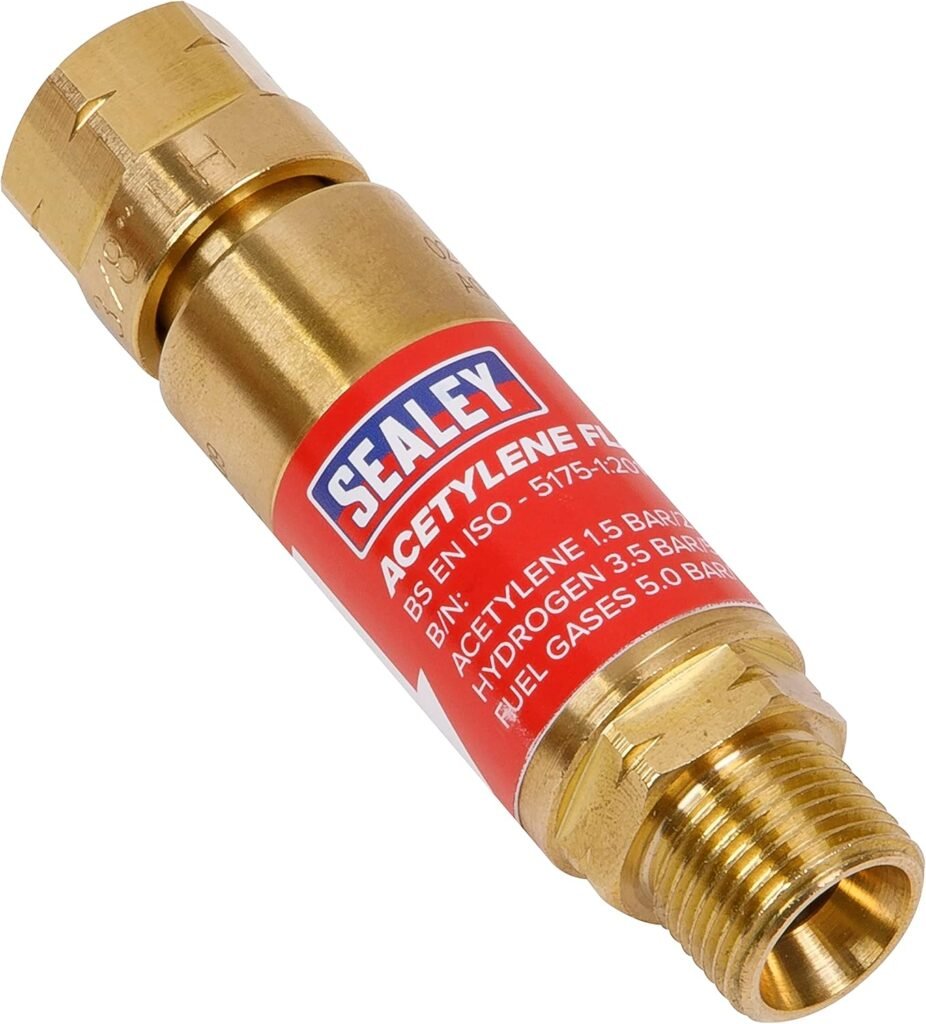 Sealey Acetylene Flash Back Arrestor, in-line, 3/8BSP Male/Female - SGA4/FBA