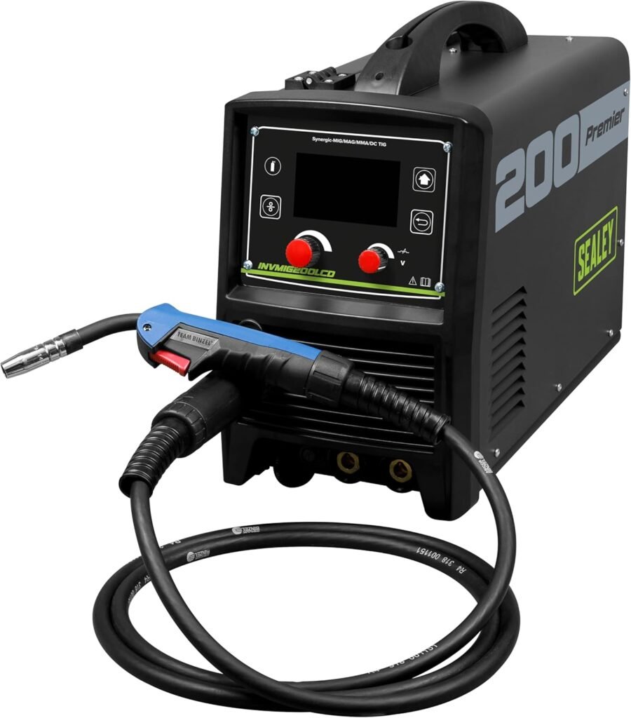 Sealey Invmig200Lcd Inverter Welder Mig Tig  MMA 200Amp with LCD Screen