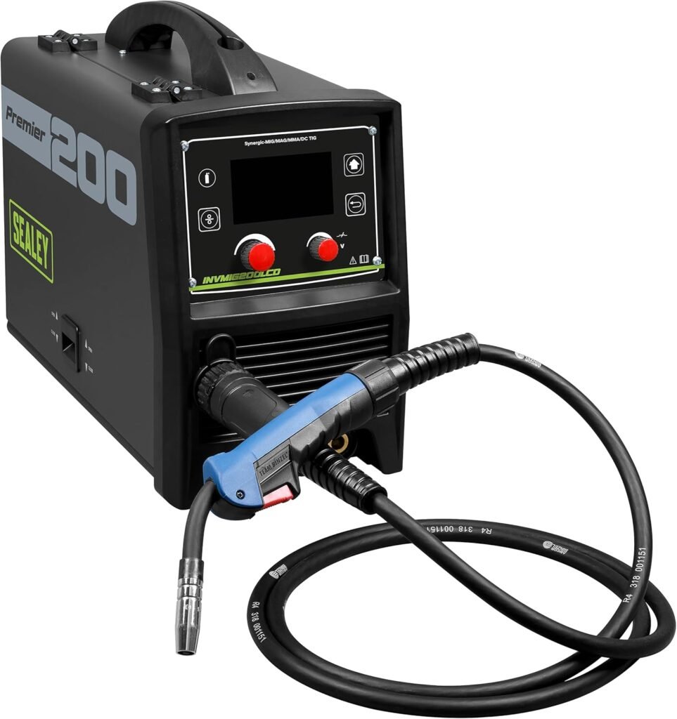 Sealey Invmig200Lcd Inverter Welder Mig Tig  MMA 200Amp with LCD Screen