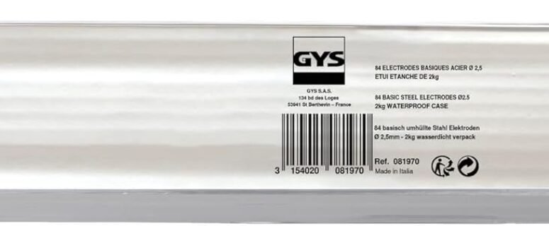 GYS 081970 Low Hydrogen Welding Electrode Review