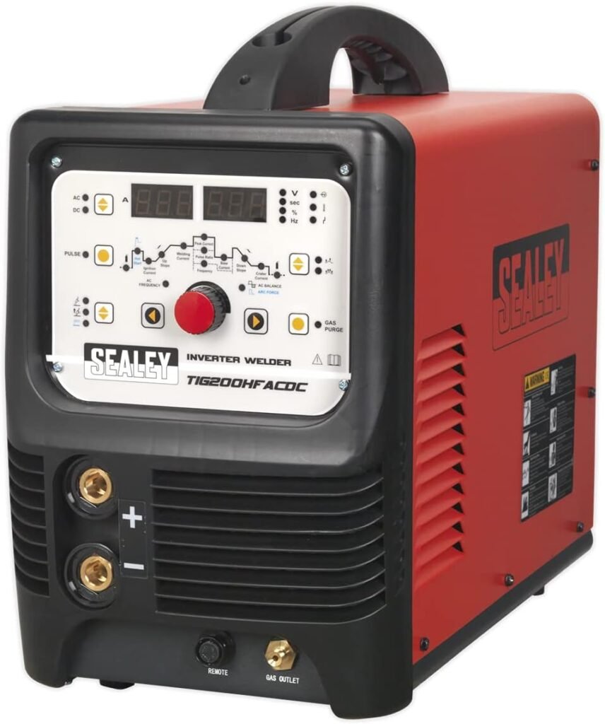 Sealey Tig200Hfacdc Tig/MMA Hf Ac/Dc Inverter Welder 200Amp 230V