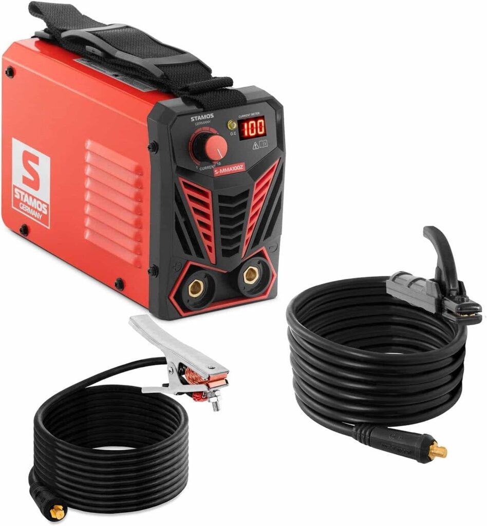 Stamos Germany S-MMA100Z MMA Welding Machine - IGBT - 100 A - Cable 3 m