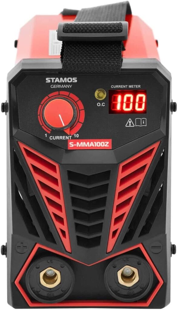 Stamos Germany S-MMA100Z MMA Welding Machine - IGBT - 100 A - Cable 3 m