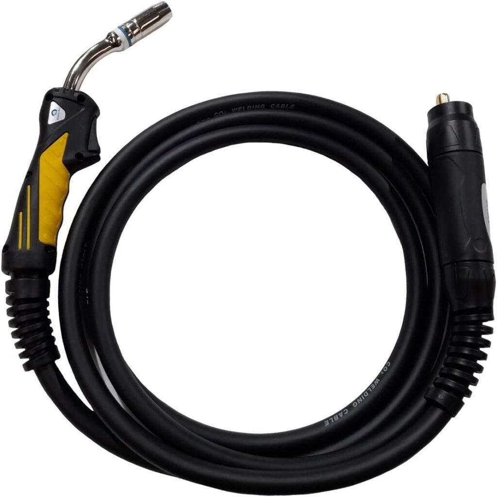 MB25 MIG Welding Torch Lance 25AK FIT Gas GASLESS 4M Cable w/Tips (Torch + 0.8mm Tips)