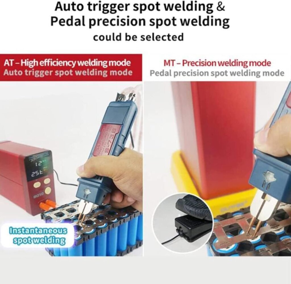 XNZJHPP 709ad Battery Spot Welder,Fixed Pulse Spot Welding,Induction Automatic Spot Welding Machine,3.2kw High Power Pulse Spot Welder,18650 Power Lithium