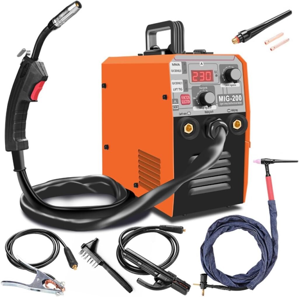 ARC Welder, Stick Welder, IGBT Inverter Welder with Hot Start, Arc Force, Anti-Stick, Inverter Portable Welder with Digital On-Screen Display for Welding Stainless and Carbon Steel