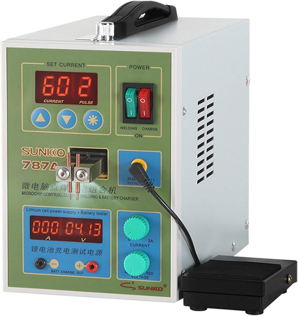 787A+ Spot Welder Battery Welder Applicable Notebook and Phone Battery Precision Welding Pedal Recharge Charging Capability Charger 110V