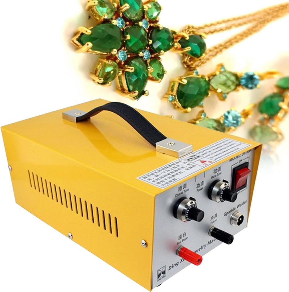 Jewelry Spot Welder 30A Spot Welder with Foot Pedal Gold Silver Jewelry Spot Welding Tool Easy to Use, for Jewelry Gold Silver Platinum