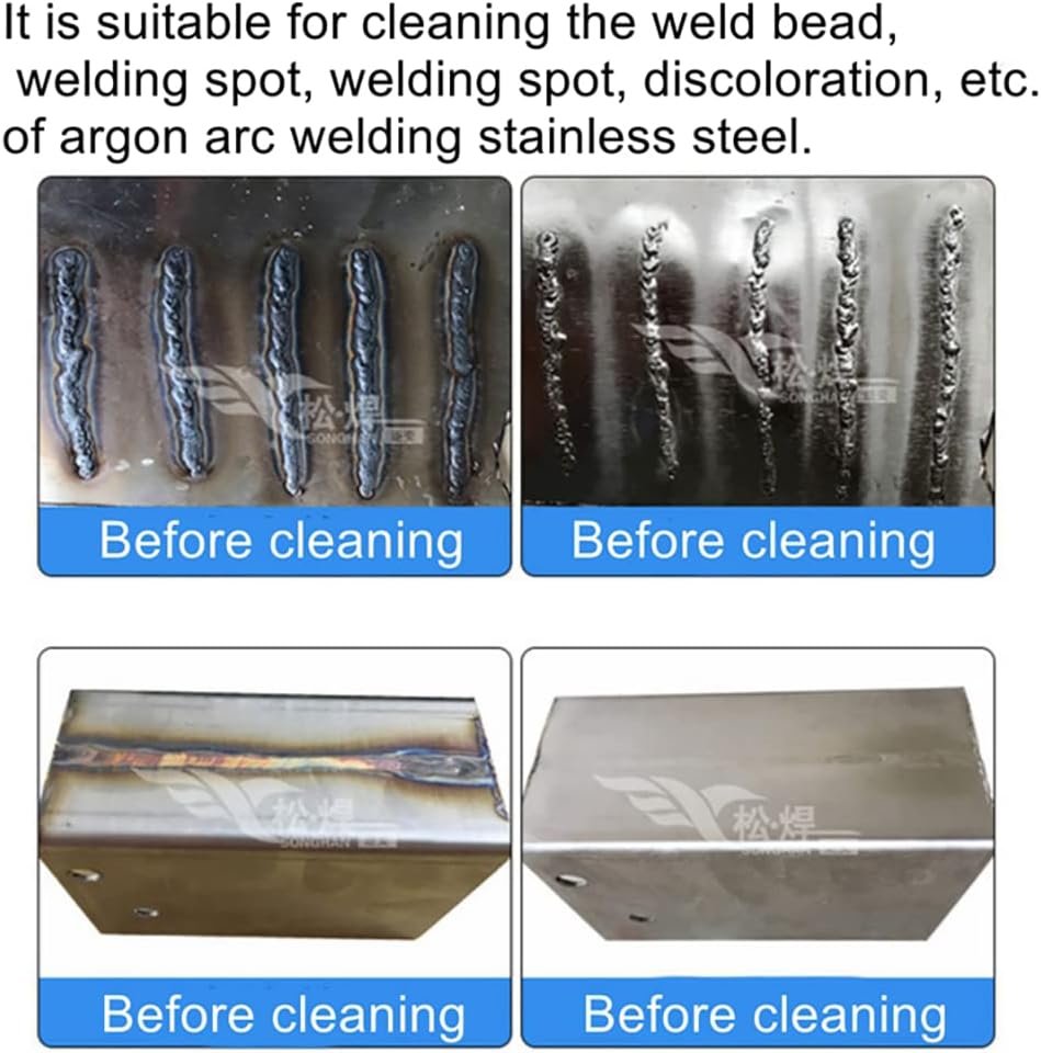 1000W Weld Cleaning Machine Stainless Steel Weld Bead Process Machine, Argon Arc Welding Spot Cleaning Machine Electrolytic Polishing Machine
