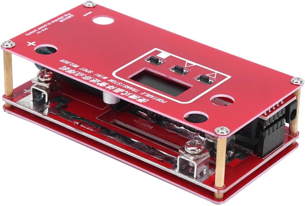 Garosa Spot Welder Set, Mini Spot Welder Machine Portable Transistor 18650 Lithium Battery Spot Welder Soldering Machine Spot Welder for Capacitor,Spot Welding