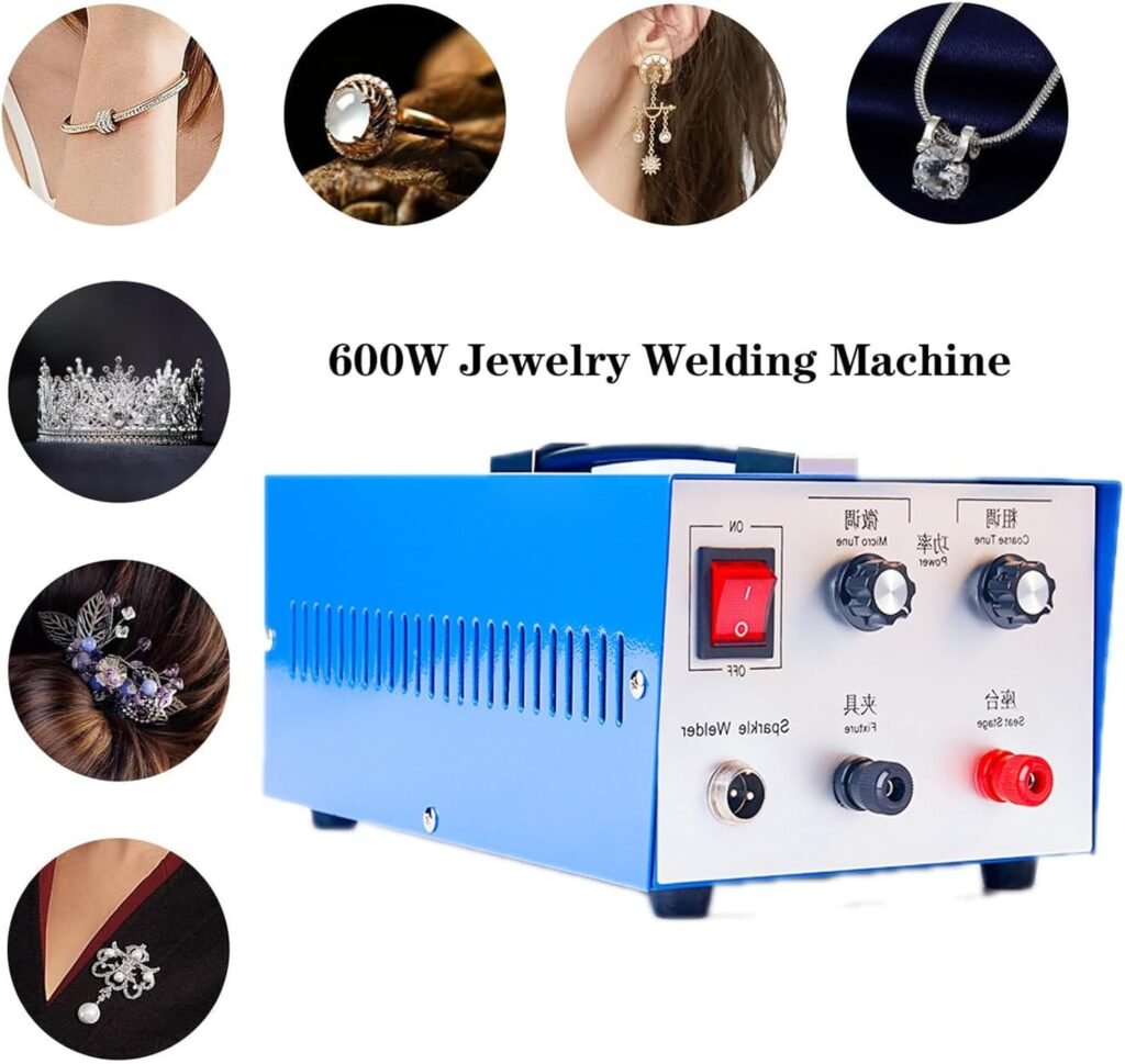 Professional Portable Spot Welder 30A Permanent Jewelry Welder Kit Jewelry Spot Welder for Gold Silver Steel Jewelry Welding